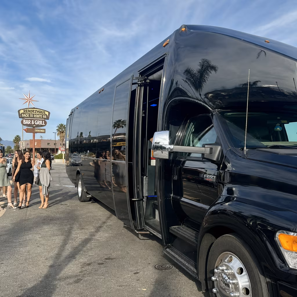 Party Bus to Rendezvous Back to Route 66