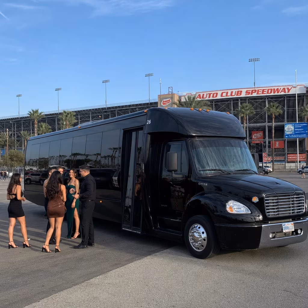 Rent a Bus to Auto Club Speedway (Fontana)