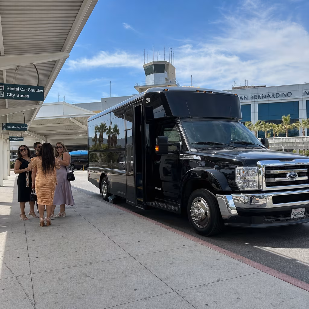 Rent a Bus to San Bernadino International Airport (SBD)