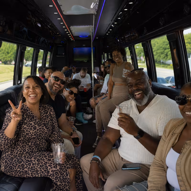 San Bernadino Birthday Transportation fleet vehicle