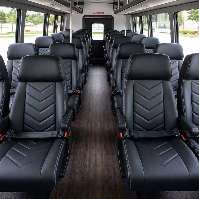15-35 Passenger Minibus Interior