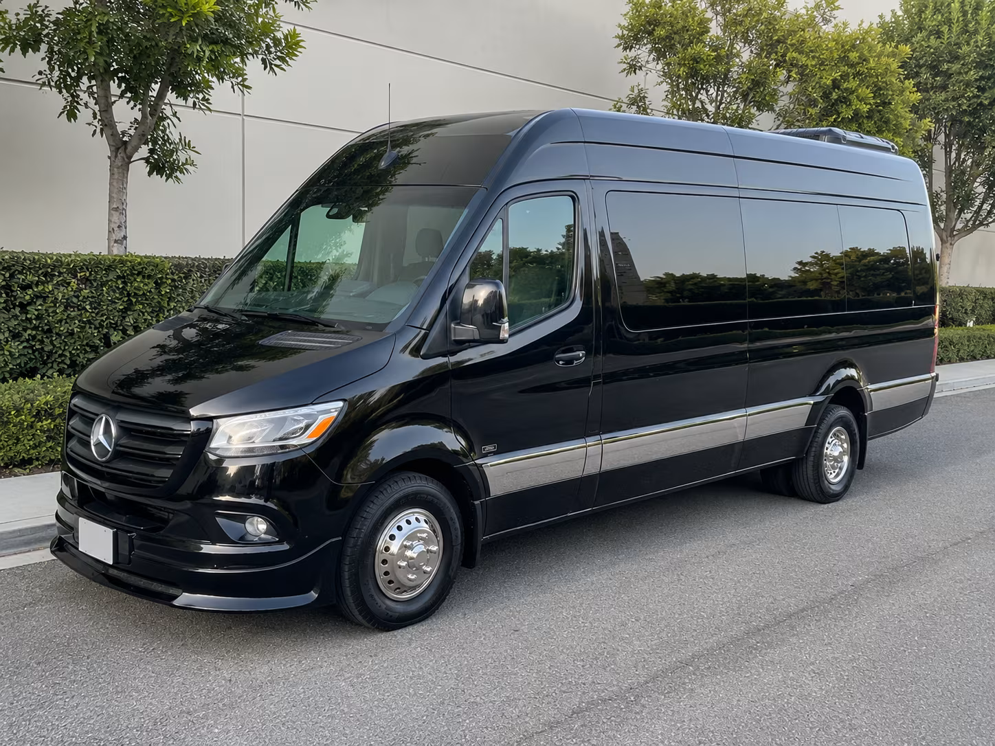 San Bernardino Airport Shuttle & Transportation party bus exterior