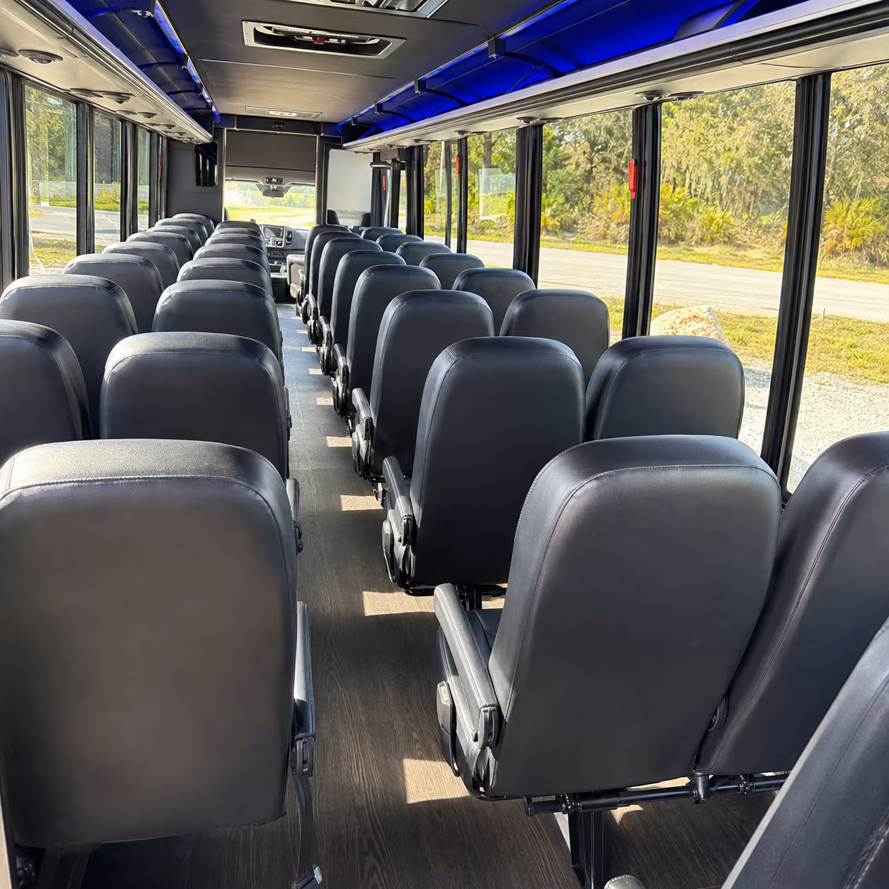 San Bernardino Airport Shuttle & Transportation party bus exterior