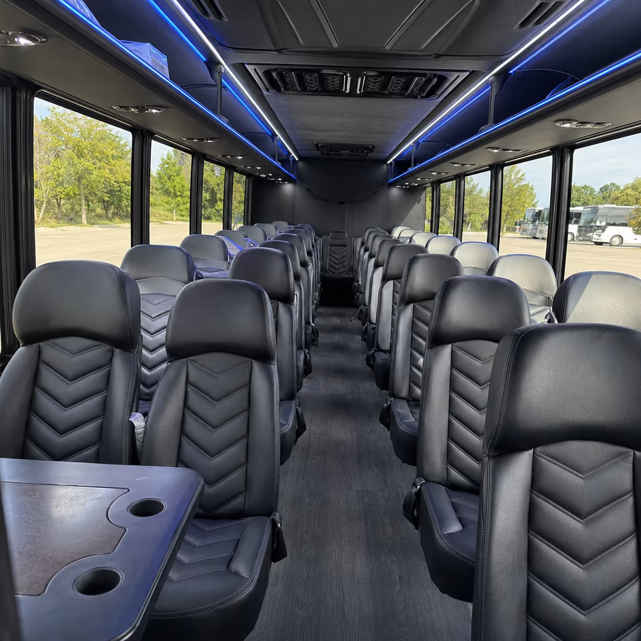 San Bernardino Airport Shuttle & Transportation party bus exterior