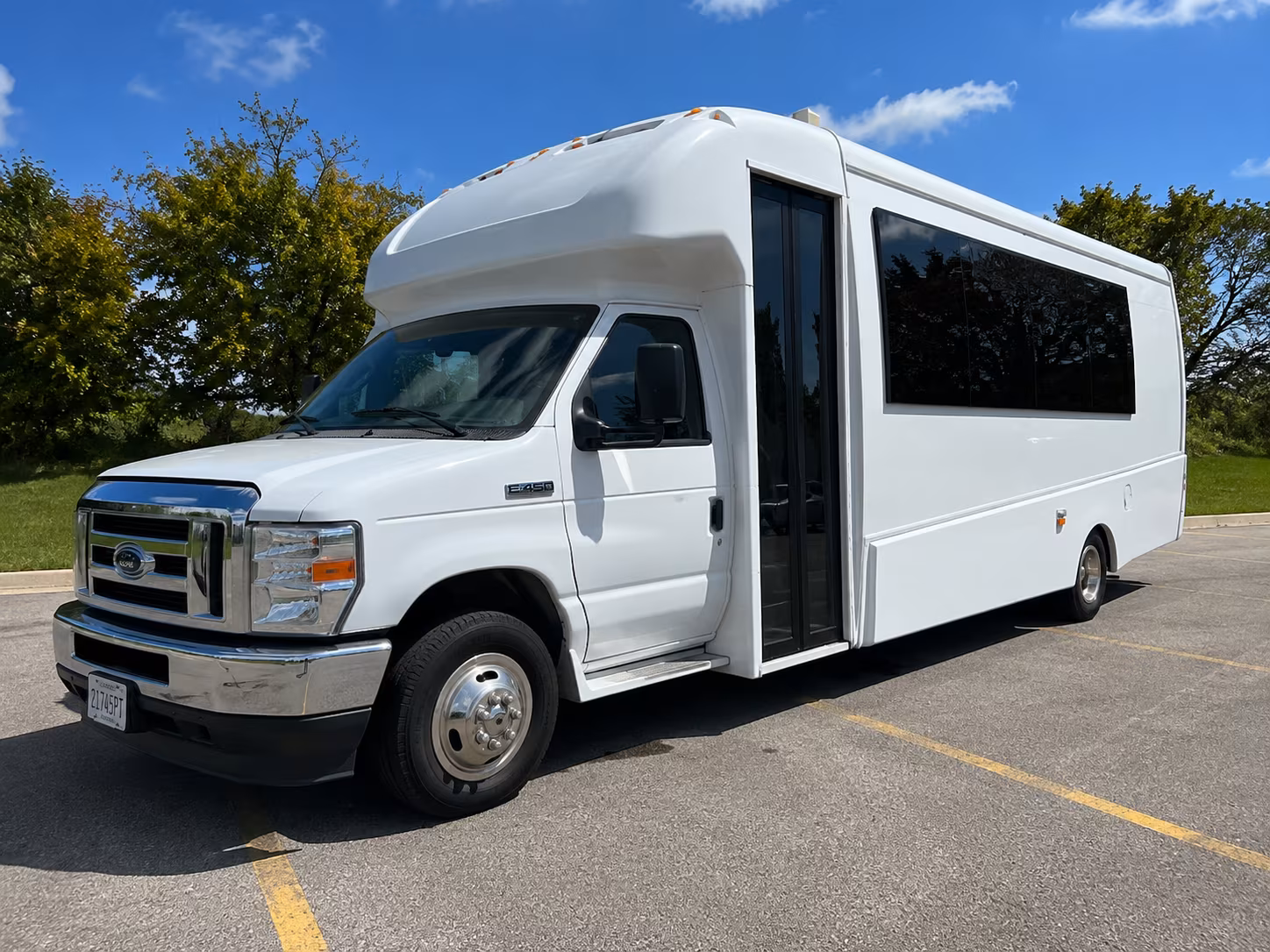 San Bernardino Bachelor & Bachelorette Transportation party bus exterior