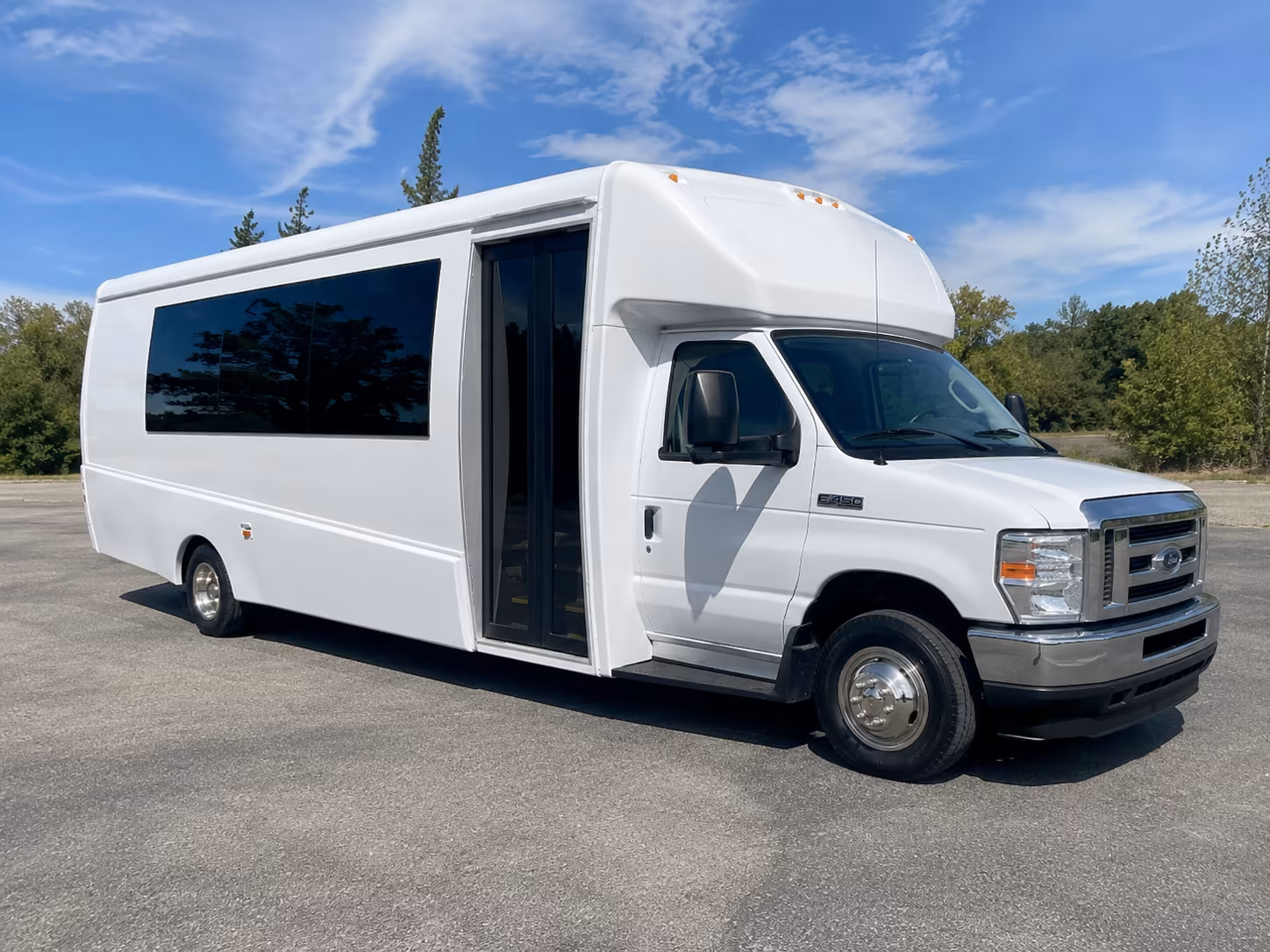 San Bernardino Concert & Music Festival Transportation party bus exterior