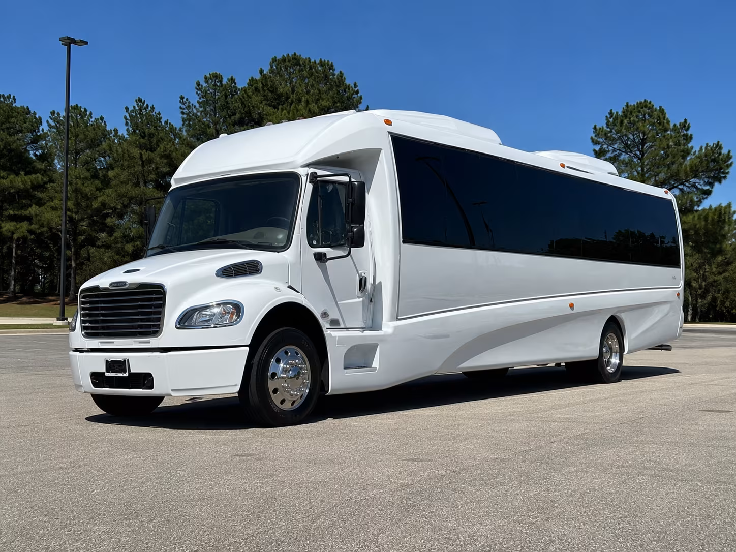 San Bernardino Winery Tour & Pub Crawl Transportation party bus exterior