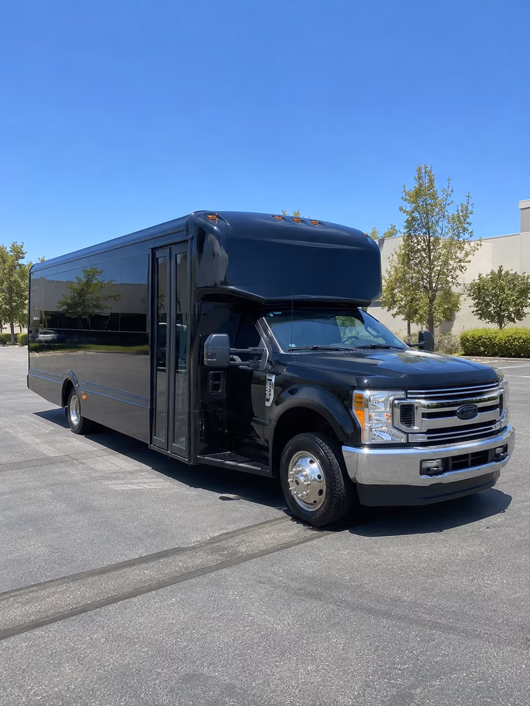 San Bernardino Winery Tour & Pub Crawl Transportation party bus exterior