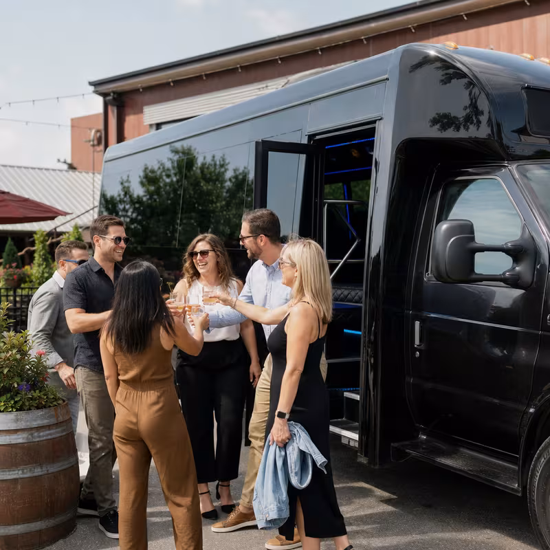 San Bernadino Winery & Brewery Tour Transportation fleet vehicle